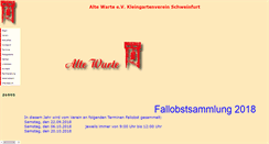Desktop Screenshot of alte-warte.de