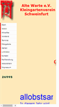 Mobile Screenshot of alte-warte.de