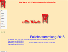Tablet Screenshot of alte-warte.de